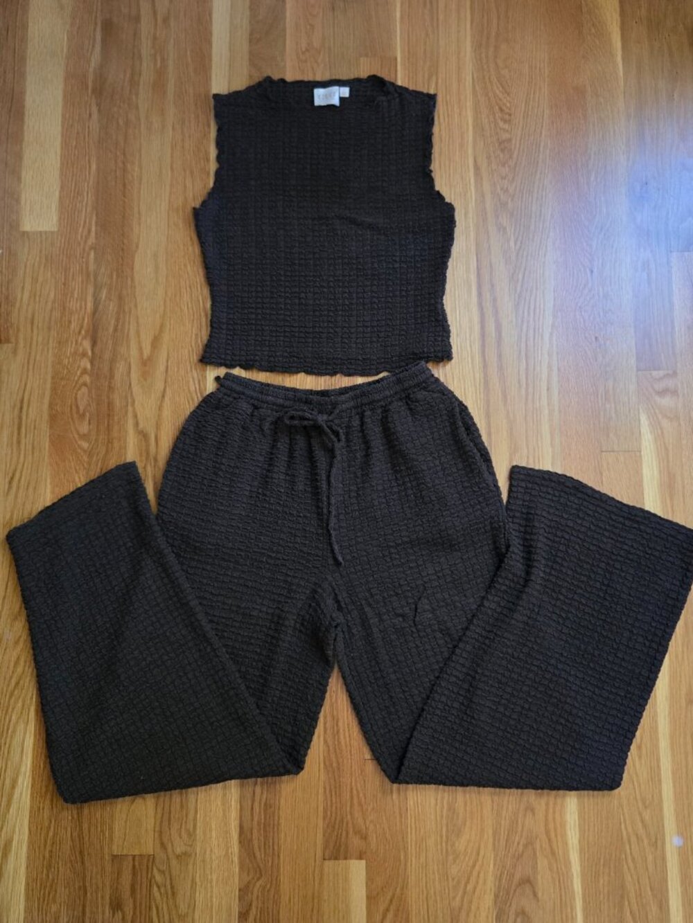 Good Luck Gem Brown Pantsuit Size m